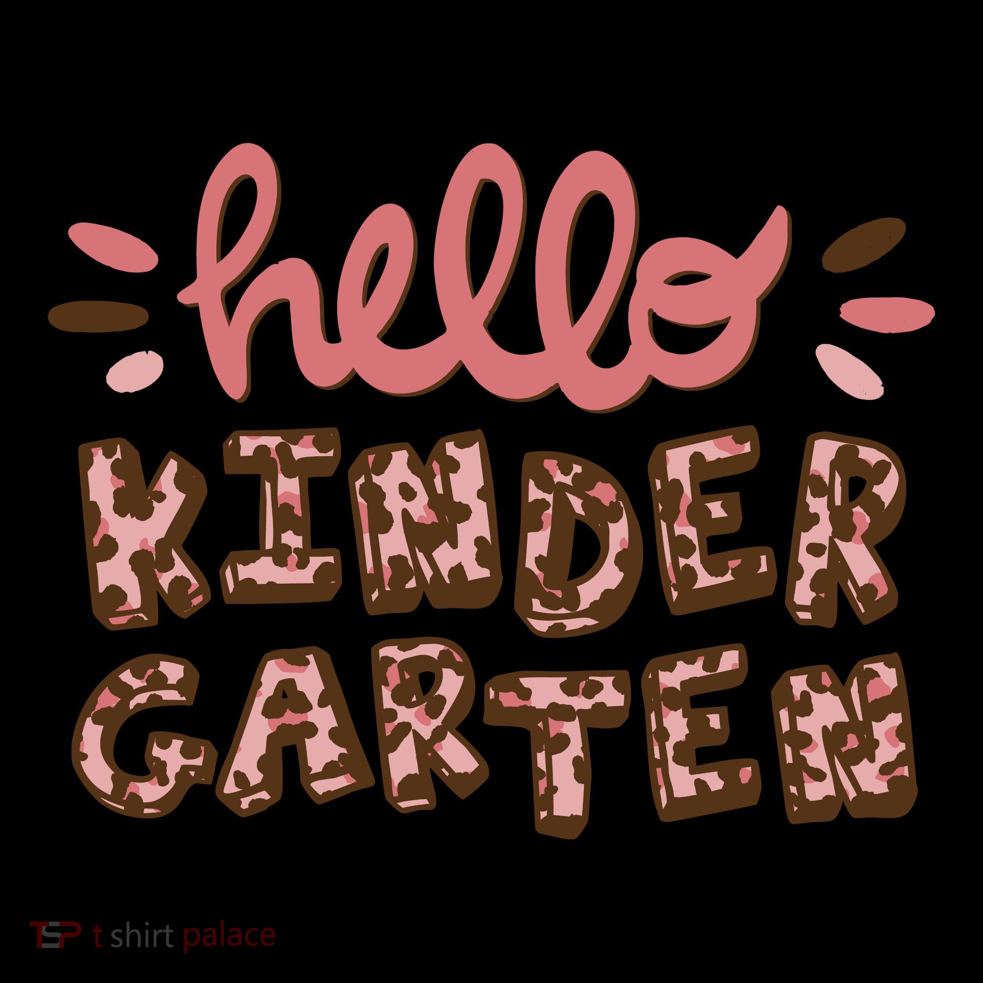 Hello Kindergarten Leopard Cute Coaster