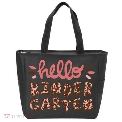 Hello Kindergarten Leopard Cute Tote Bag