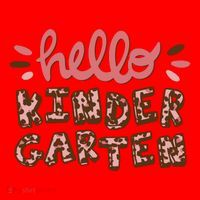 Hello Kindergarten Leopard Cute Santa Hat thumb 1