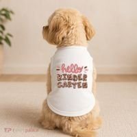 Hello Kindergarten Leopard Cute Doggie Tank thumb 2