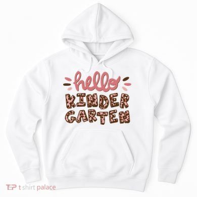 Hello Kindergarten Leopard Cute Hoodie