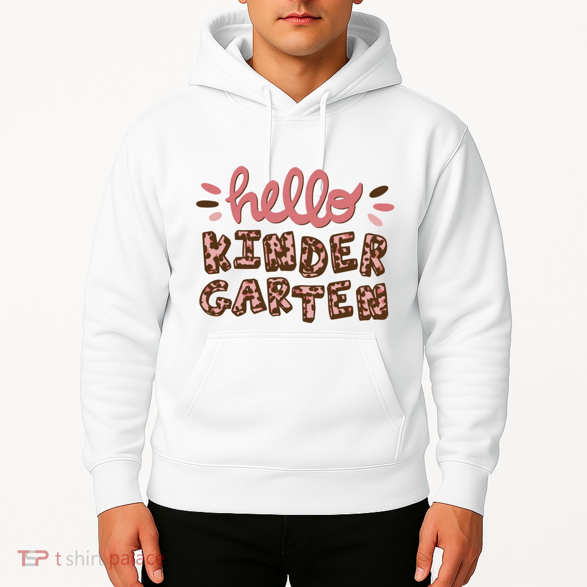 Hello Kindergarten Leopard Cute Hoodie