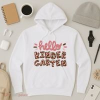 Hello Kindergarten Leopard Cute Hoodie thumb 3