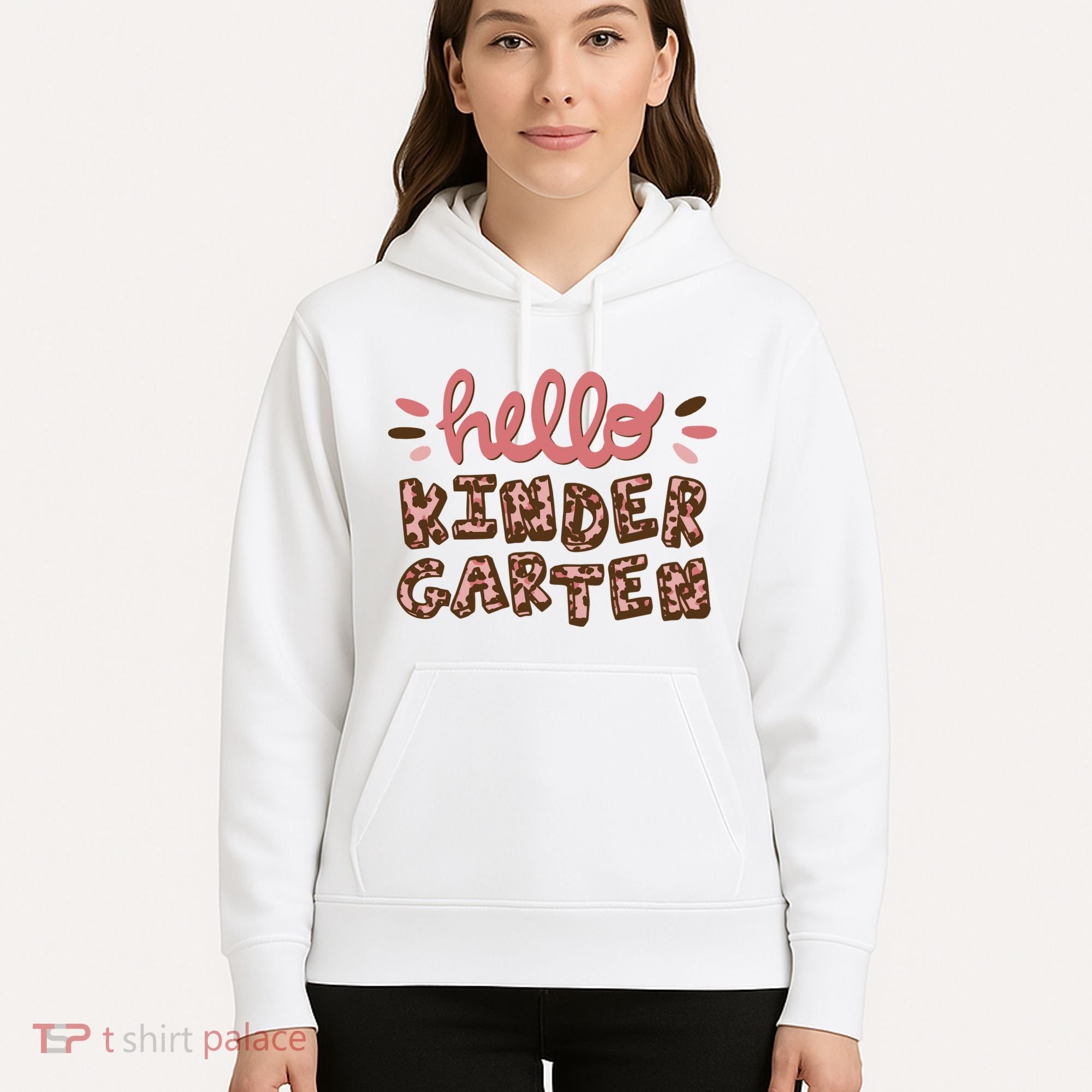 Hello Kindergarten Leopard Cute Hoodie