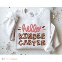 Hello Kindergarten Leopard Cute Sweatshirt thumb 2