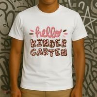 Hello Kindergarten Leopard Cute T-Shirt thumb 3