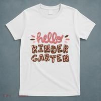 Hello Kindergarten Leopard Cute T-Shirt thumb 5