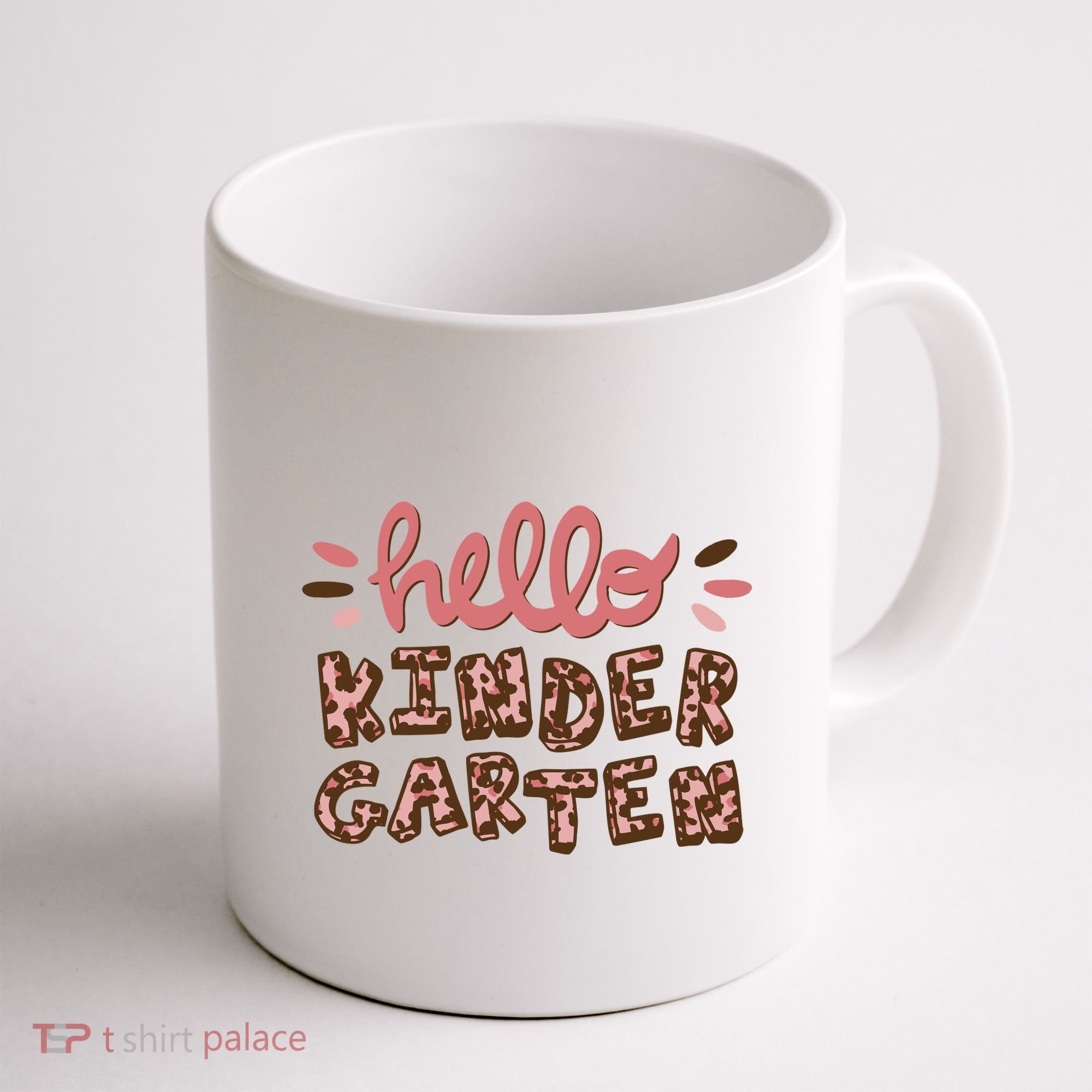 Hello Kindergarten Leopard Cute Coffee Mug