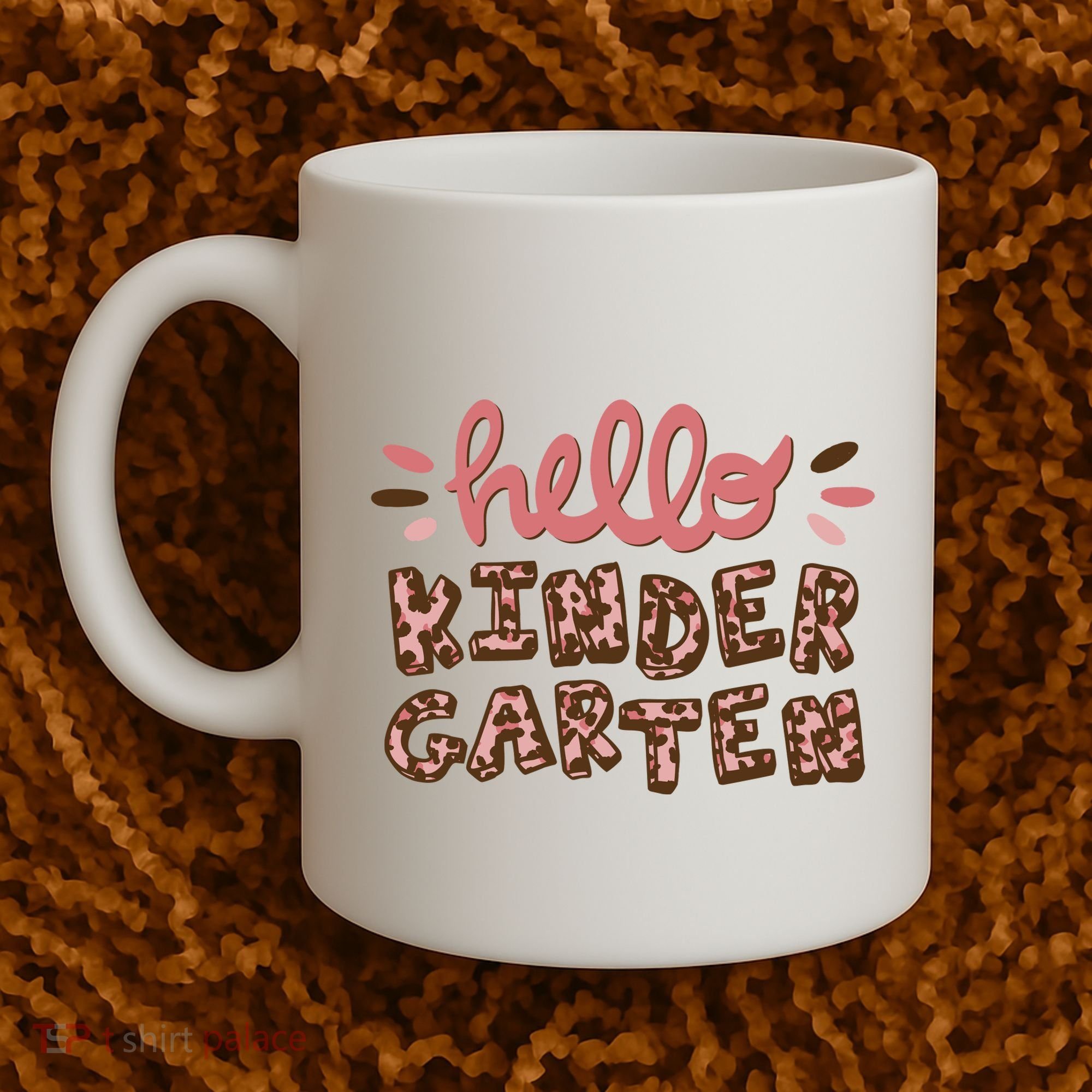 Hello Kindergarten Leopard Cute Coffee Mug