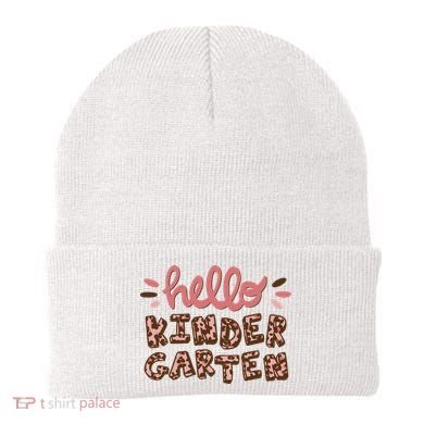 Hello Kindergarten Leopard Cute Beanie