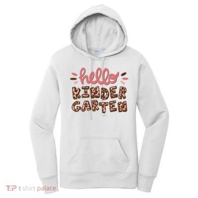 Hello Kindergarten Leopard Cute Women's Hoodie