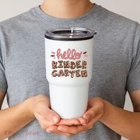 Hello Kindergarten Leopard Cute Tumbler thumb 2