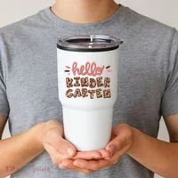 Hello Kindergarten Leopard Cute Tumbler thumb 2
