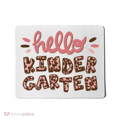Hello Kindergarten Leopard Cute Mousepad