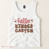 Hello Kindergarten Leopard Cute Tank Top thumb 2