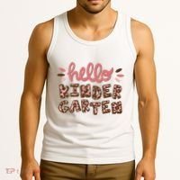 Hello Kindergarten Leopard Cute Tank Top thumb 3