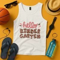 Hello Kindergarten Leopard Cute Tank Top thumb 4