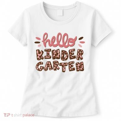 Hello Kindergarten Leopard Cute Women's T-Shirt