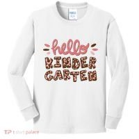 Hello Kindergarten Leopard Cute Kids Long Sleeve Shirt thumb 0