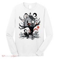 Halloween Kids Movie Famous Killers Tree House Horror Character Long Sleeve Shirt thumb 0