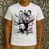 Halloween Kids Movie Famous Killers Tree House Horror Character T-Shirt thumb 3