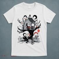 Halloween Kids Movie Famous Killers Tree House Horror Character T-Shirt thumb 5