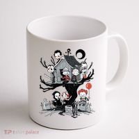 Halloween Kids Movie Famous Killers Tree House Horror Character Coffee Mug thumb 1
