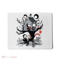 Halloween Kids Movie Famous Killers Tree House Horror Character Mousepad thumb 0