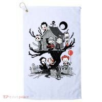 Halloween Kids Movie Famous Killers Tree House Horror Character Golf Towel thumb 0