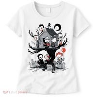 Halloween Kids Movie Famous Killers Tree House Horror Character Women's T-Shirt thumb 0