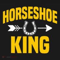 Horseshoe King Pitching Horse Lover Ferrier Bucket Hat thumb 4