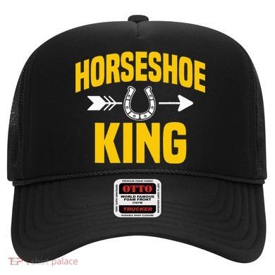 Horseshoe King Pitching Horse Lover Ferrier Hat