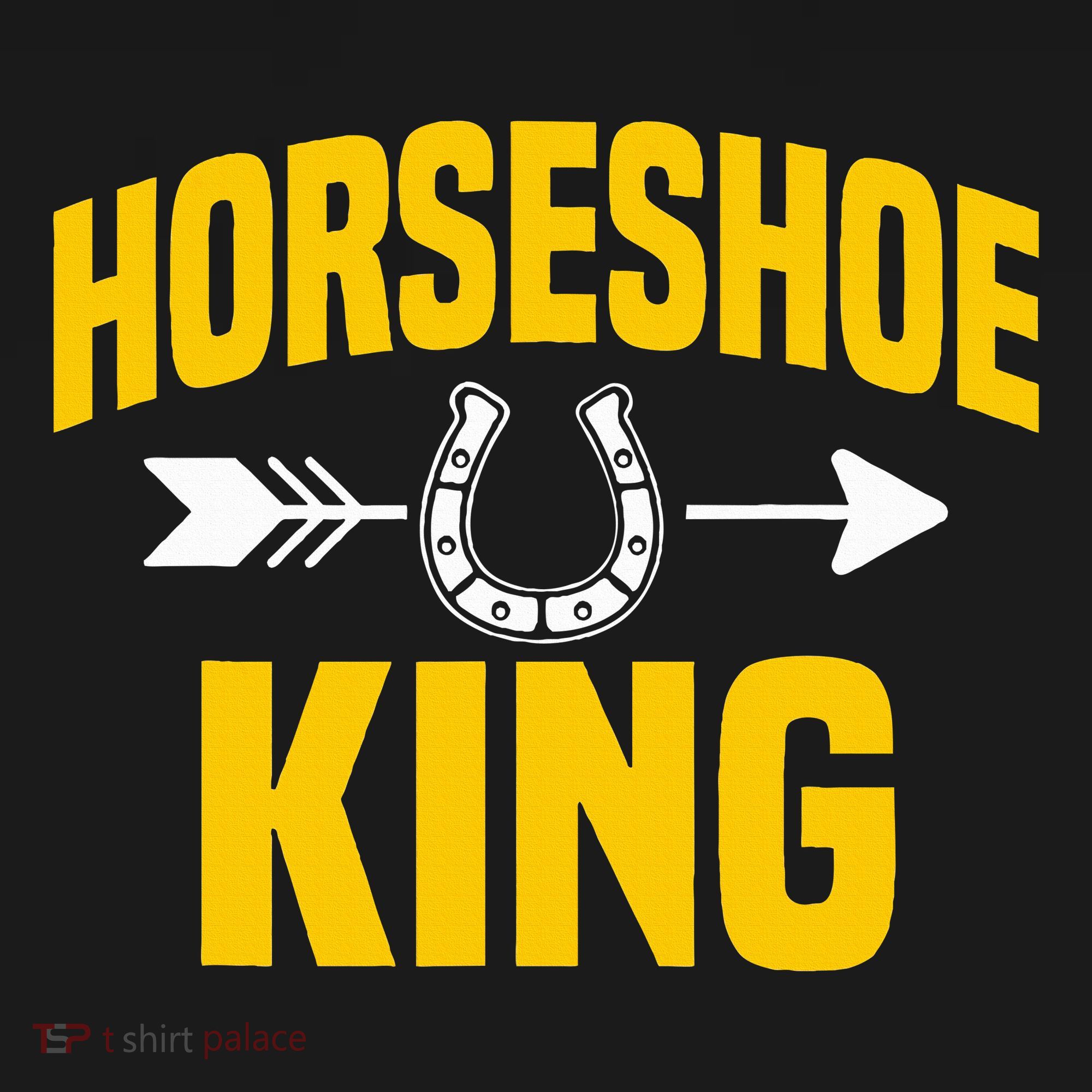 Horseshoe King Pitching Horse Lover Ferrier Kids T-Shirt