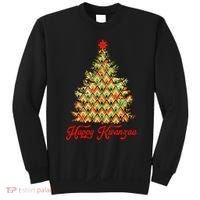 Happy Kwanzaa Pattern Christmas Tree Sweatshirt thumb 0