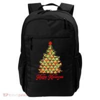 Happy Kwanzaa Pattern Christmas Tree Backpack thumb 0