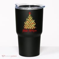 Happy Kwanzaa Pattern Christmas Tree Tumbler thumb 0