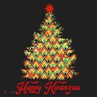 Happy Kwanzaa Pattern Christmas Tree Tumbler thumb 3