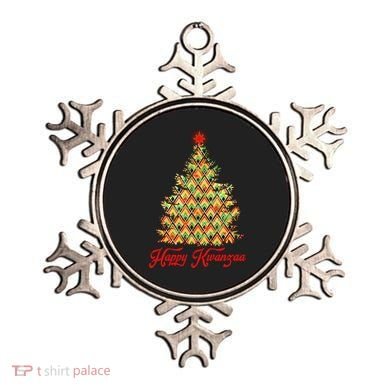 Happy Kwanzaa Pattern Christmas Tree Ornament