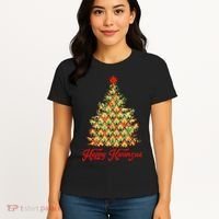 Happy Kwanzaa Pattern Christmas Tree Women's T-Shirt thumb 4