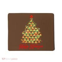 Happy Kwanzaa Pattern Christmas Tree Mousepad thumb 0