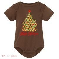 Happy Kwanzaa Pattern Christmas Tree Baby Bodysuit thumb 0