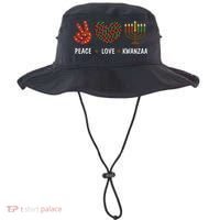 Happy Kwanzaa Peace Love Kwanzaa African Bucket Hat thumb 0