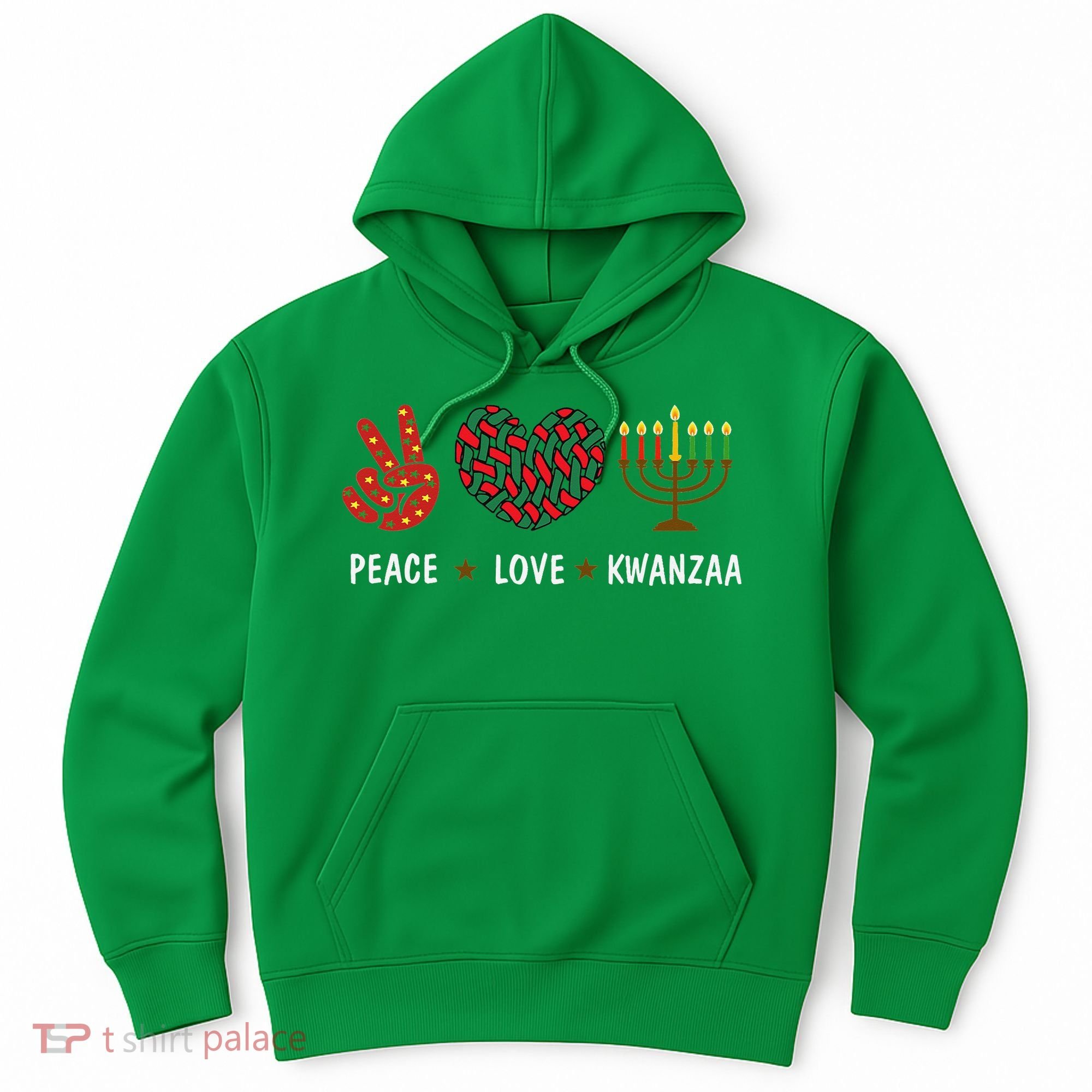 Happy Kwanzaa Peace Love Kwanzaa African Hoodie