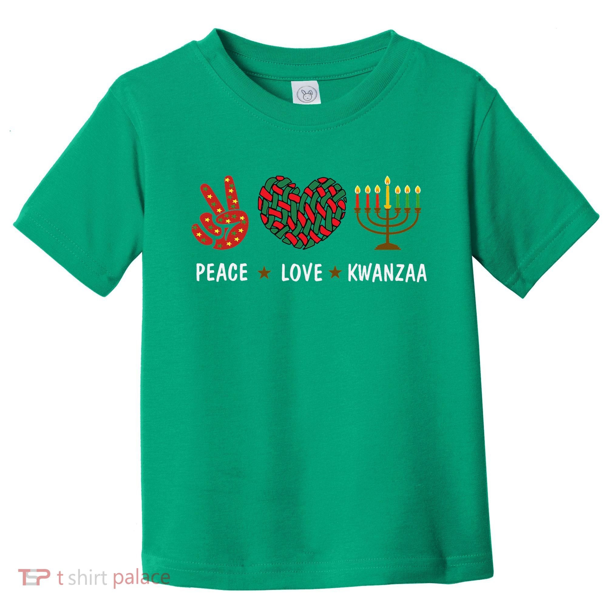 Happy Kwanzaa Peace Love Kwanzaa African Toddler T-Shirt