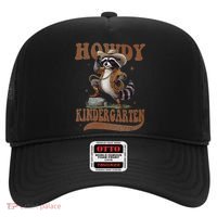 Howdy Kindergarten Raccoon Cowboy Western Back To School Gift Hat thumb 0