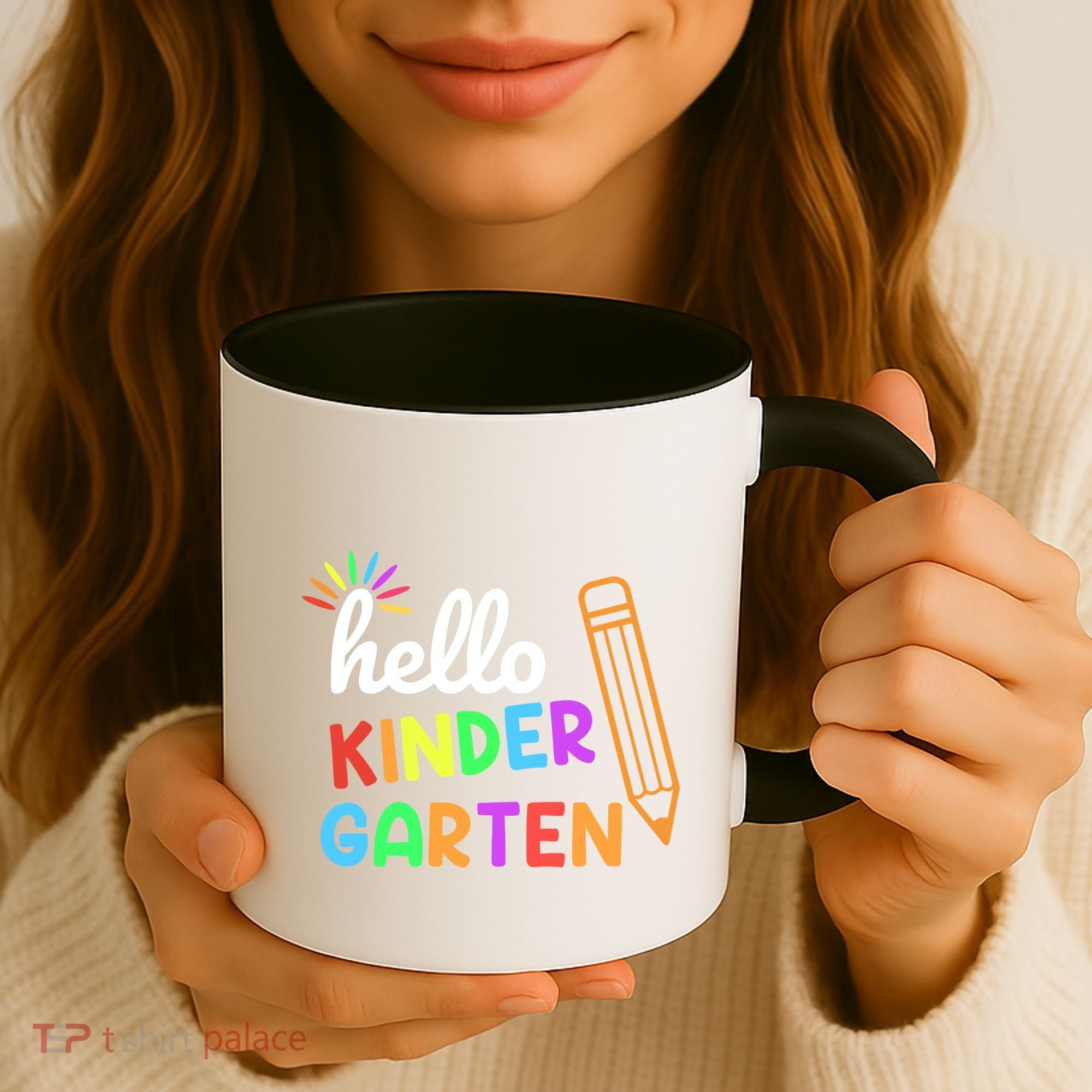 Hello Kindergarten Team Kinder Back To School Teacher Coffee Mug