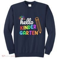 Hello Kindergarten Team Kinder Back To School Teacher Sweatshirt thumb 0