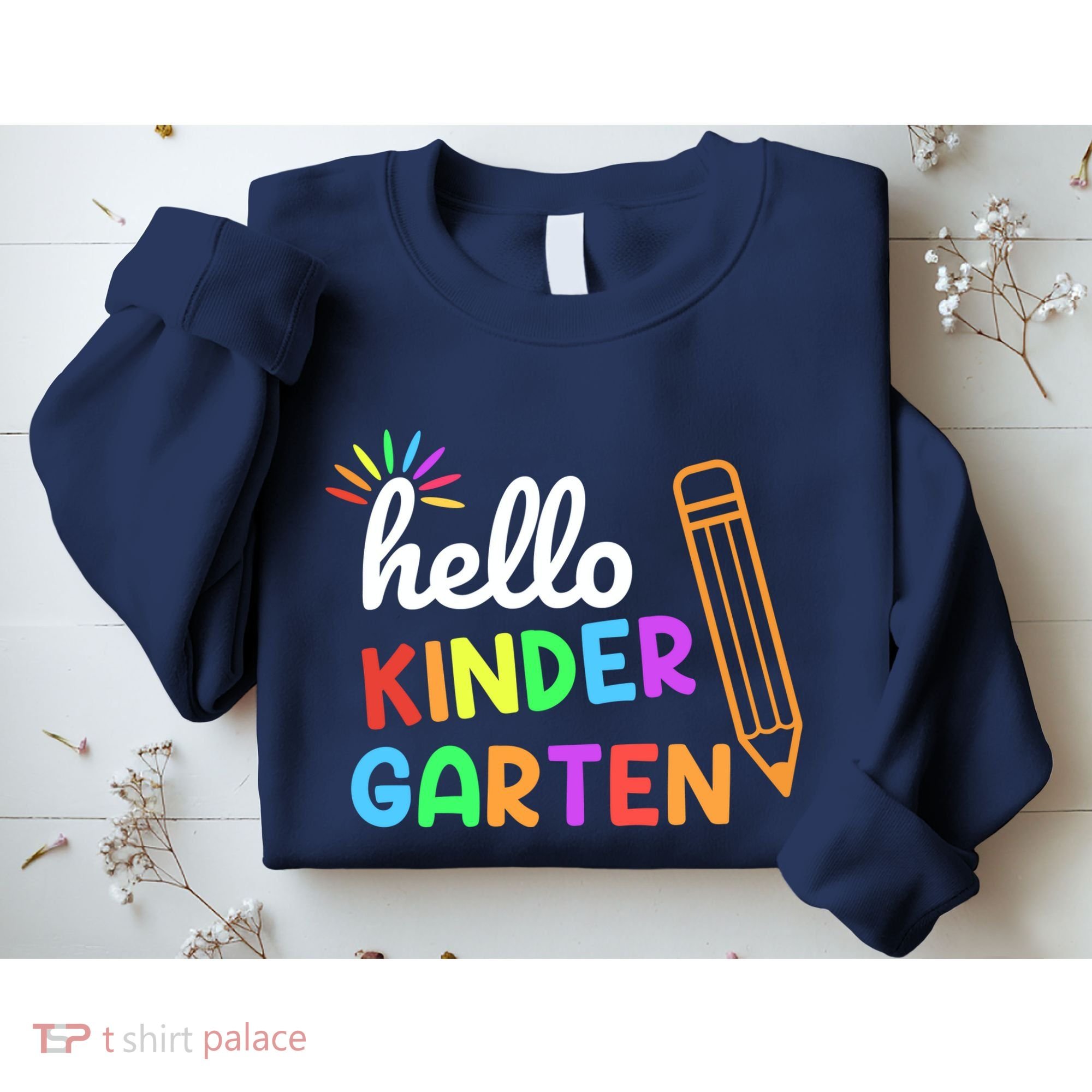 Hello Kindergarten Team Kinder Back To School Teacher Sweatshirt