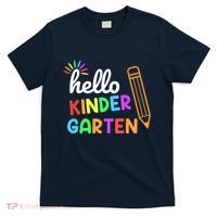 Hello Kindergarten Team Kinder Back To School Teacher T-Shirt thumb 0