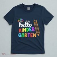 Hello Kindergarten Team Kinder Back To School Teacher T-Shirt thumb 5